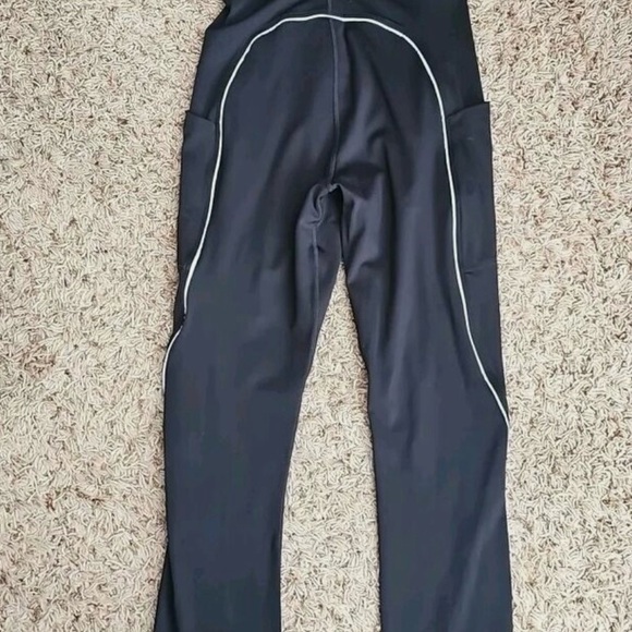 NEW FABLETICS Motion 365 Women's Black Racerback Jumpsuit Reflective Trim - XS - Picture 7 of 7